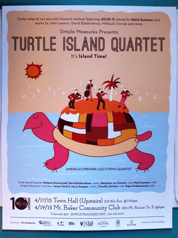 Concert poster for Simple Measures