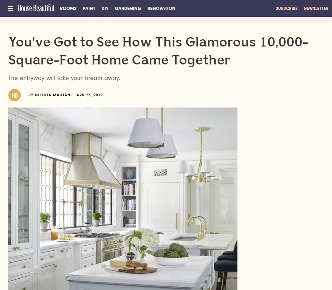 HOUSE BEAUTIFUL ONLINE EDITION - MAY 2019