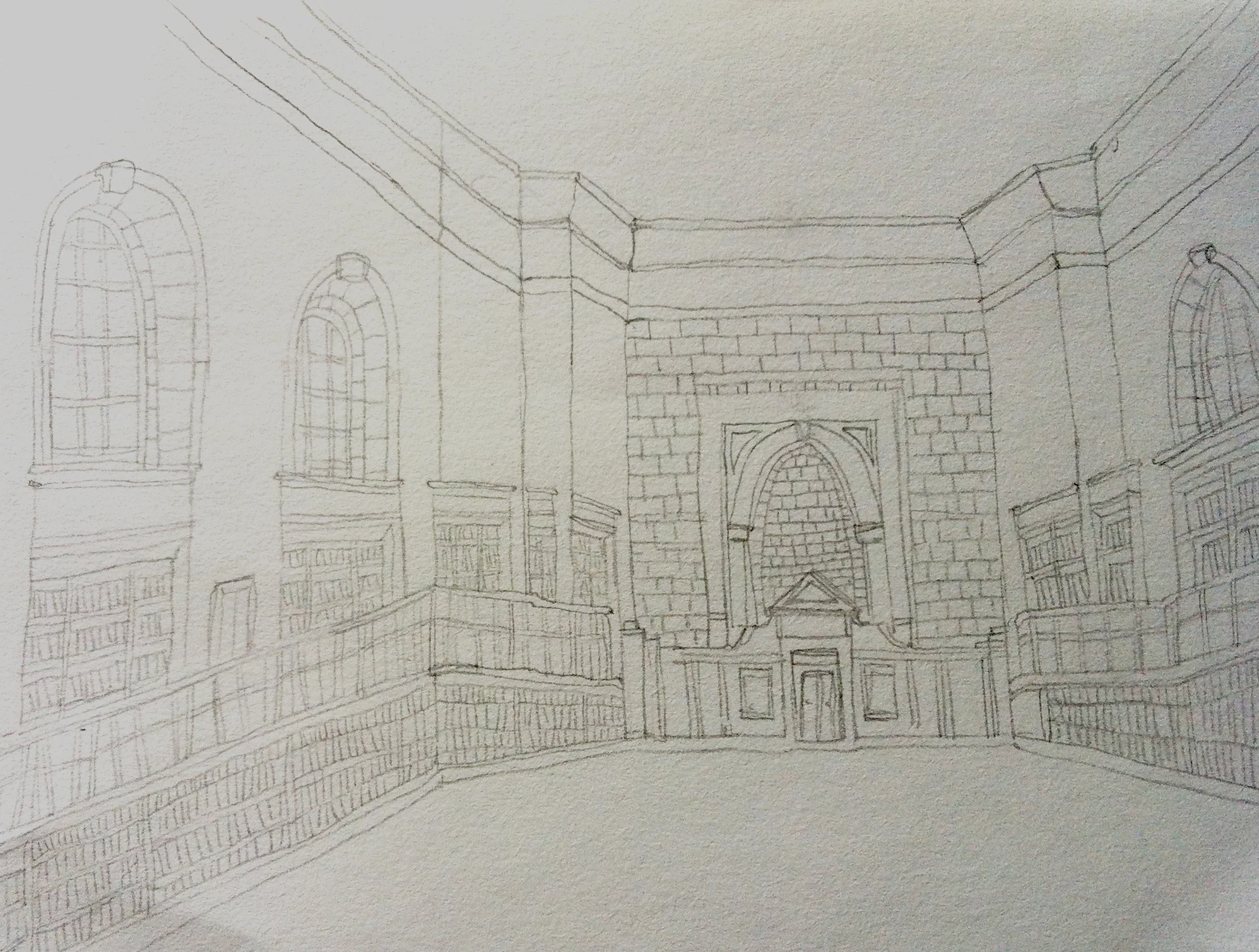 Drawing New York City Public Library