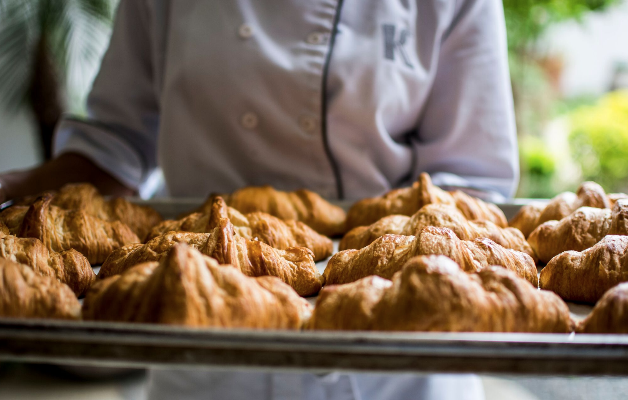 Croissants saliendo del horno!!! mmmmm....