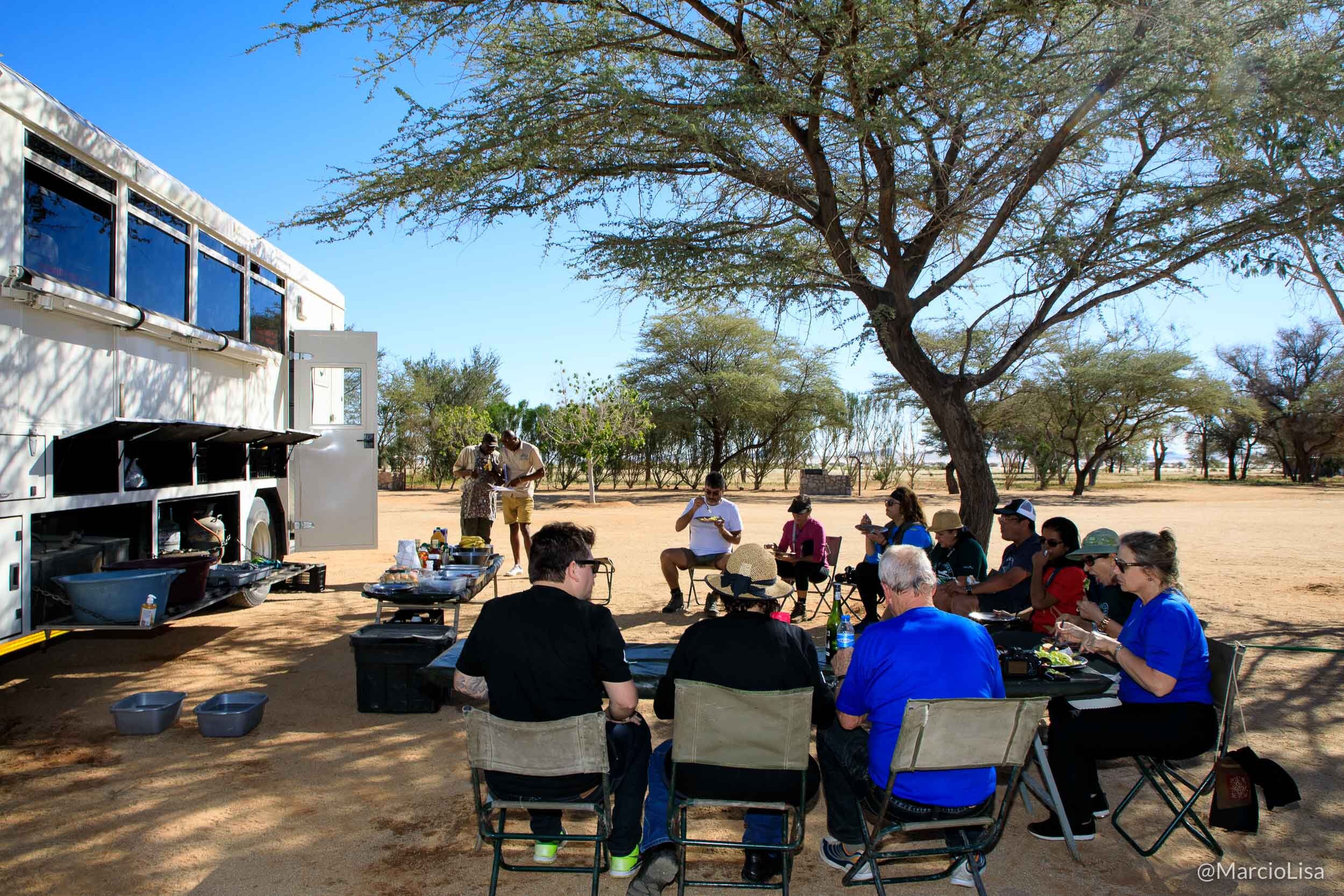 Camping e Lodge em Sesriem na Namibia