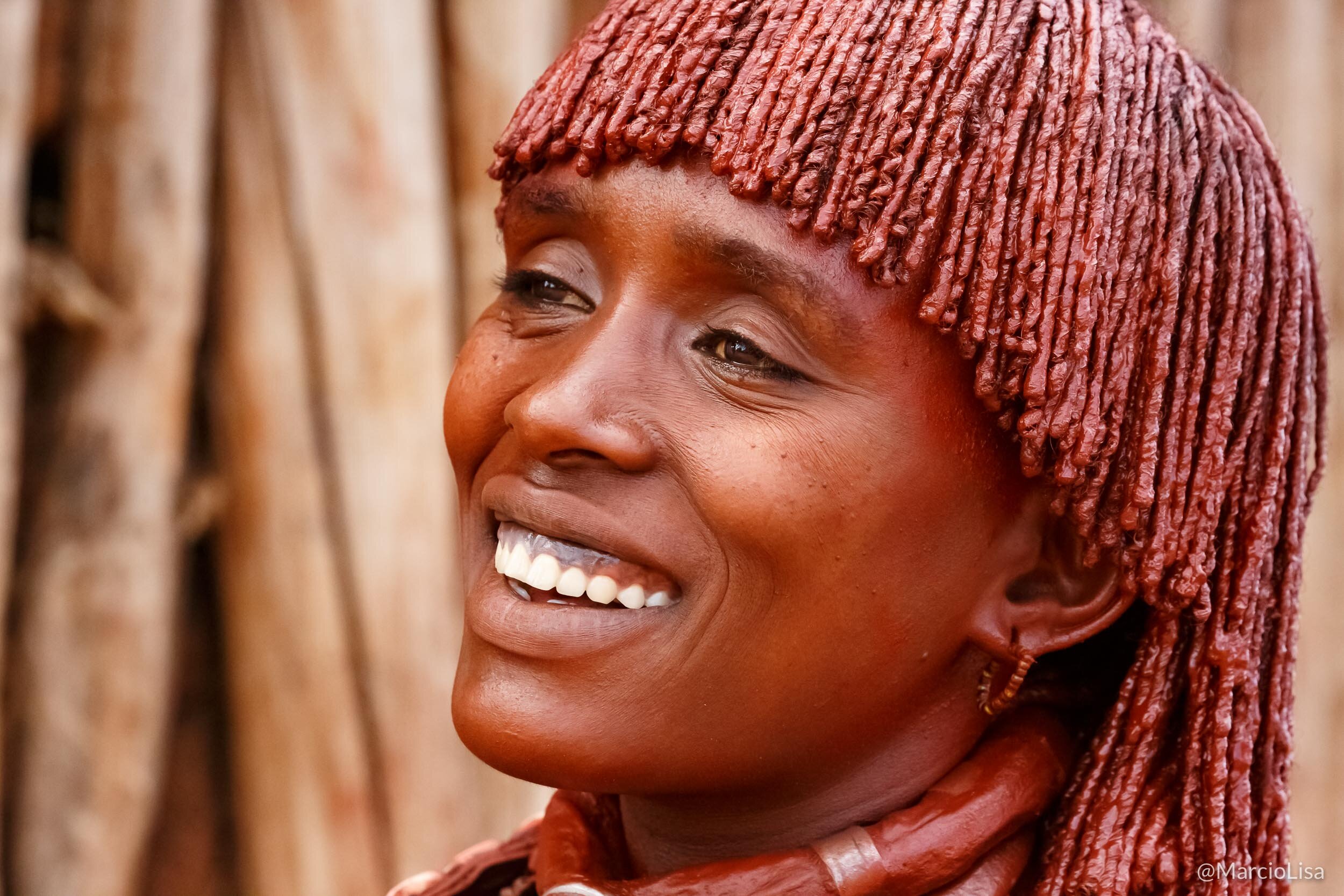 Jovem da tribo Hamer, Etiópia