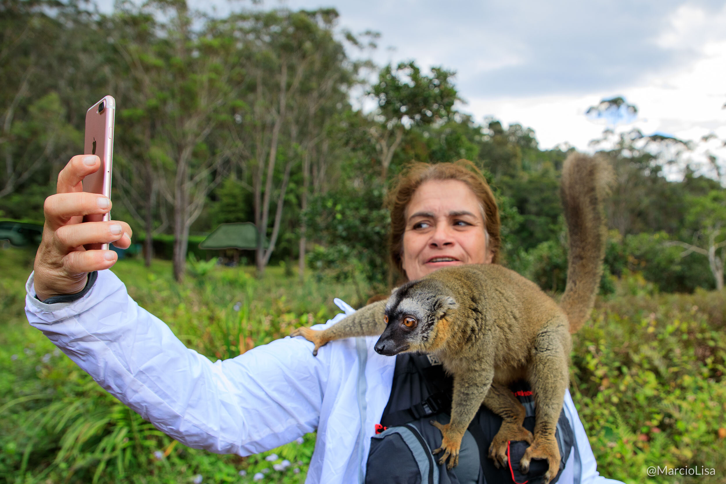 Selfie com Lemure - Pacote para Madagascar