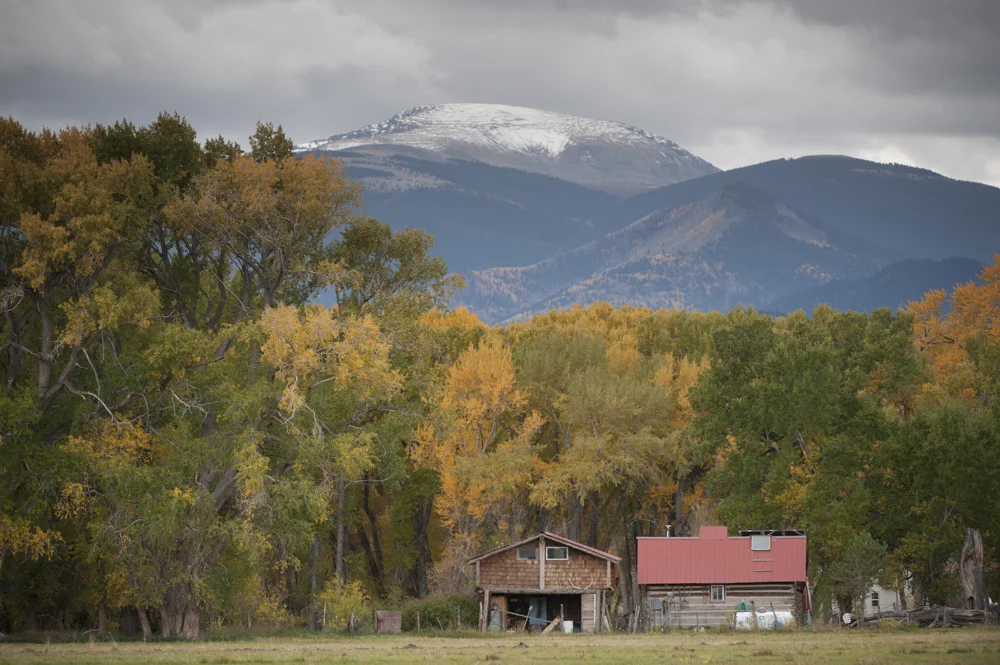 Small ranch house on a huge ranch