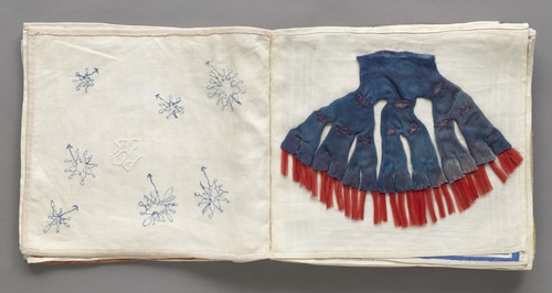 Page 9 of "Ode a l'oubli" (2004), by Louise Bourgeois. Source: https://www.moma.org/