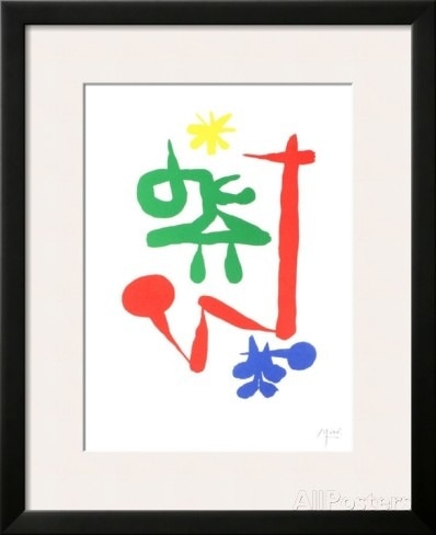 "Parler Seul" (1947), by Joan Miró. Source: http://www. allposters.com/Posters_i10212240_.htm