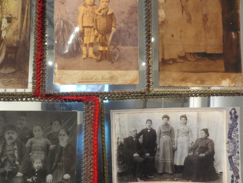 Detail of "Family I and Family II," by Silvina Der-Meguerditchian.