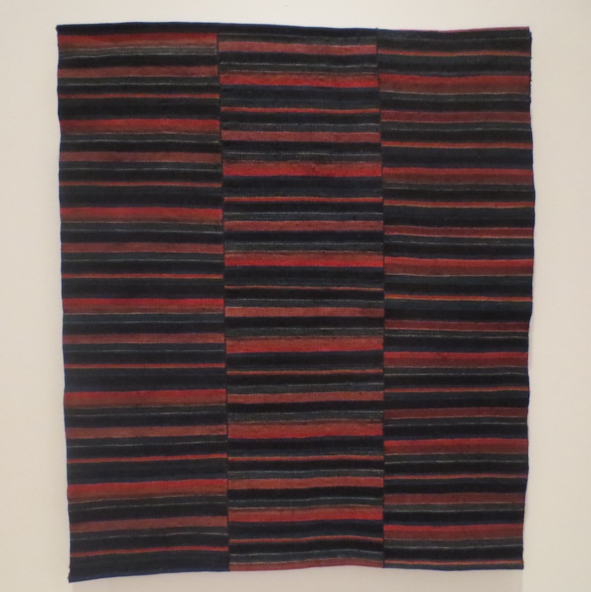 Tibetan apron panel, 1900s. Wool; twill weave.