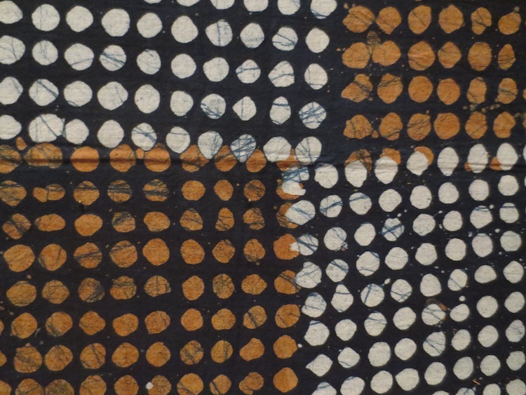 Detail of woman's skirt panel (pagne) from Gorea Island, Senegal.