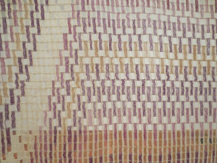 Detail of Balinese breast cloth (kamben cerek or wastra tirtanadi).