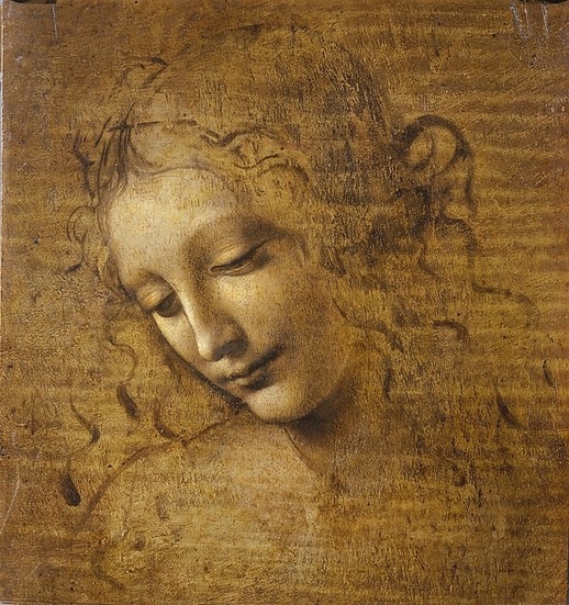 Head of a Woman (La Scapigliata), by Leonardo da Vinci, 1500-1505. Scala / Ministero per i Beni e le Attività culturali /Art Resource, NY. Galleria Nazionale di Parma, Italy.