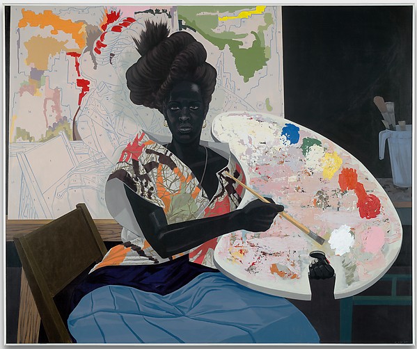 "Untitled" (2009), by Kerry James Marshall. Yale University Art Gallery. Photo © Kerry James Marshall, courtesy the artist and Jack Shainman Gallery, New York. Source: http://metmuseum.org/exhibitions.