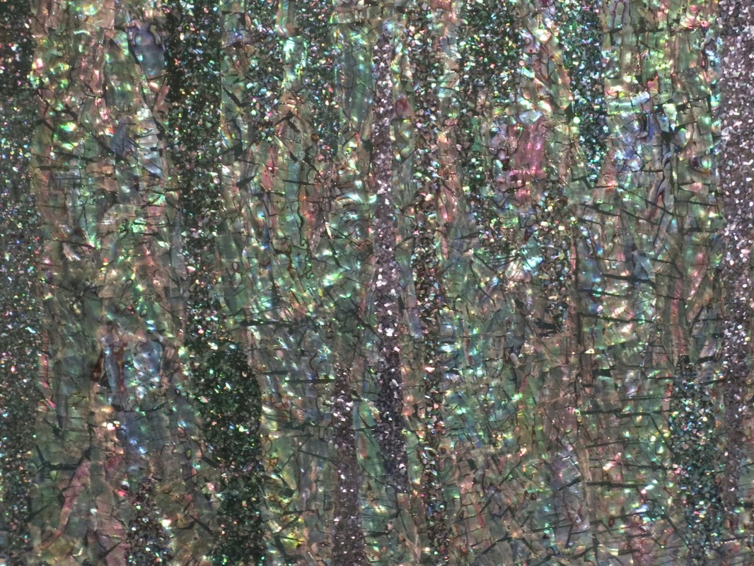 Detail of "1880-Summer-Forest-Gogh Series" (2007), by Kim Yousun. On loan from the National Museum of Modern and Contemporary Art, Korea.