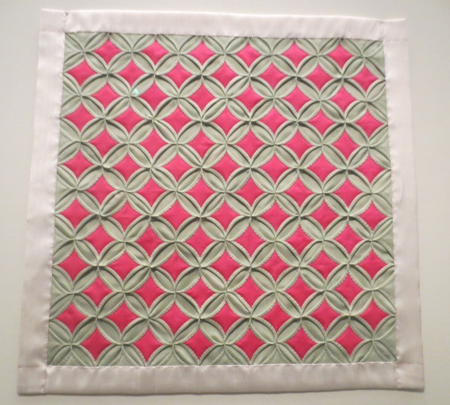 Traditional bojagi from studio of Hang Sang-soo. Silk. Asian Art Museum, San Francisco.