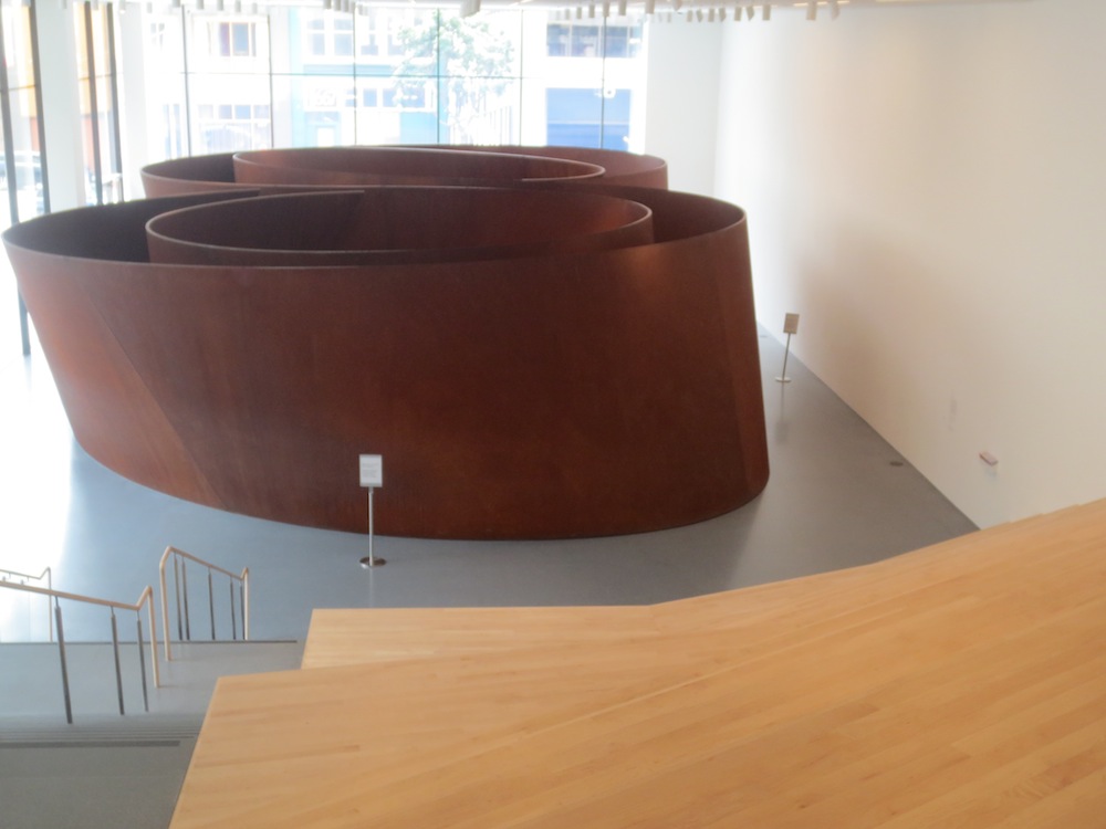 "Sequence" (2006), by Richard Serra. Floor 1, Museum of Modern Art, San Francisco.