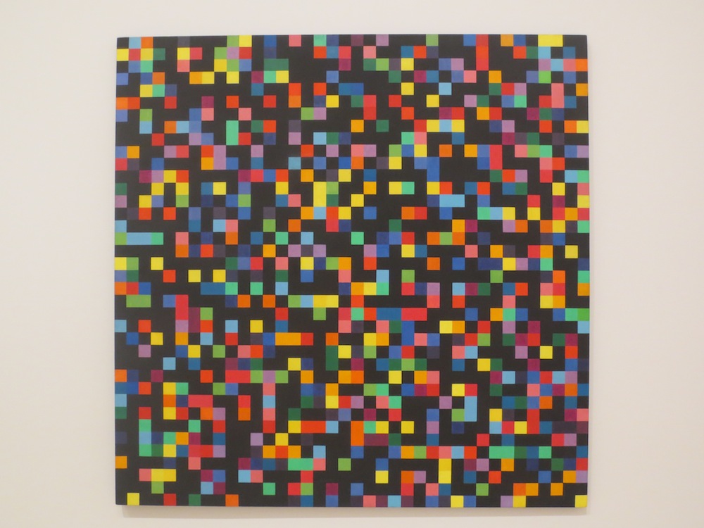 "Spectrum Colors Arranged by Chance" (1951-1953), by Ellsworth Kelly. Museum of Modern Art, San Francisco.