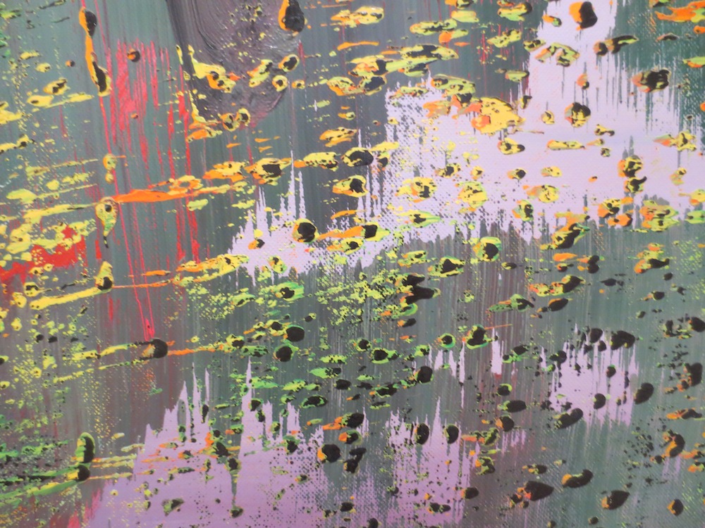 Detail of "Geäst" (Branches), by Gerhard Richter, 1988. Museum of Modern Art, San Francisco.