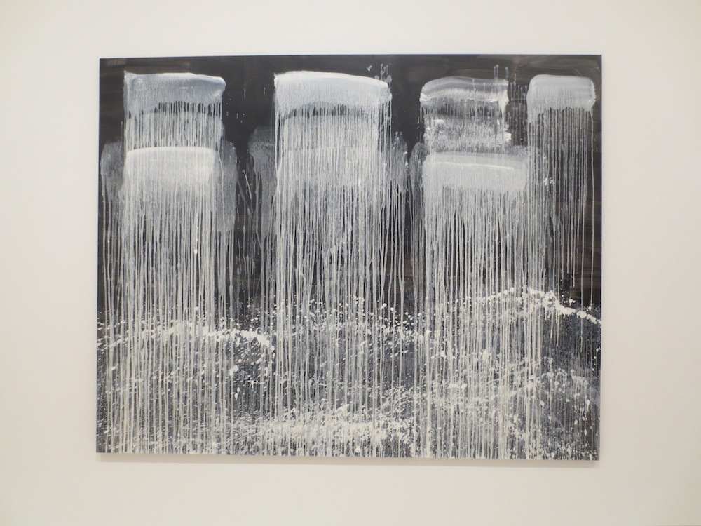 "Three Pointed Waterfall" (1990), by Pat Steir. Museum of Modern Art, San Francisco.