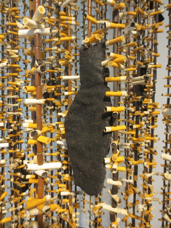 Detail of "Mass Suicide" (2011-2015), by Androna Linartas, Mexico.
