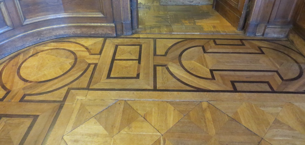 Floor at the Museum of the City of Lodz, Poland, formerly the home of the Poznanski family.