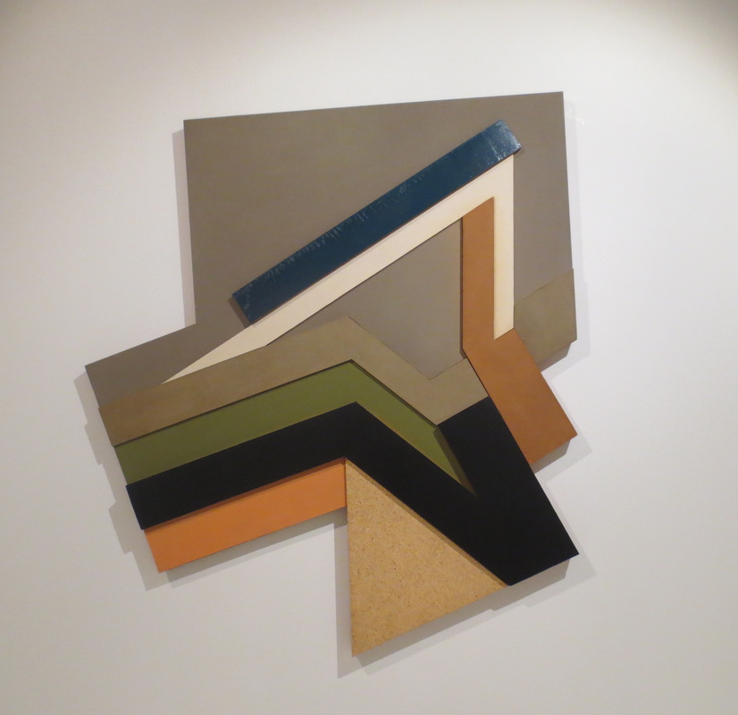 Łunna Wola II (1973), by Frank Stella. 97x107x5 in.