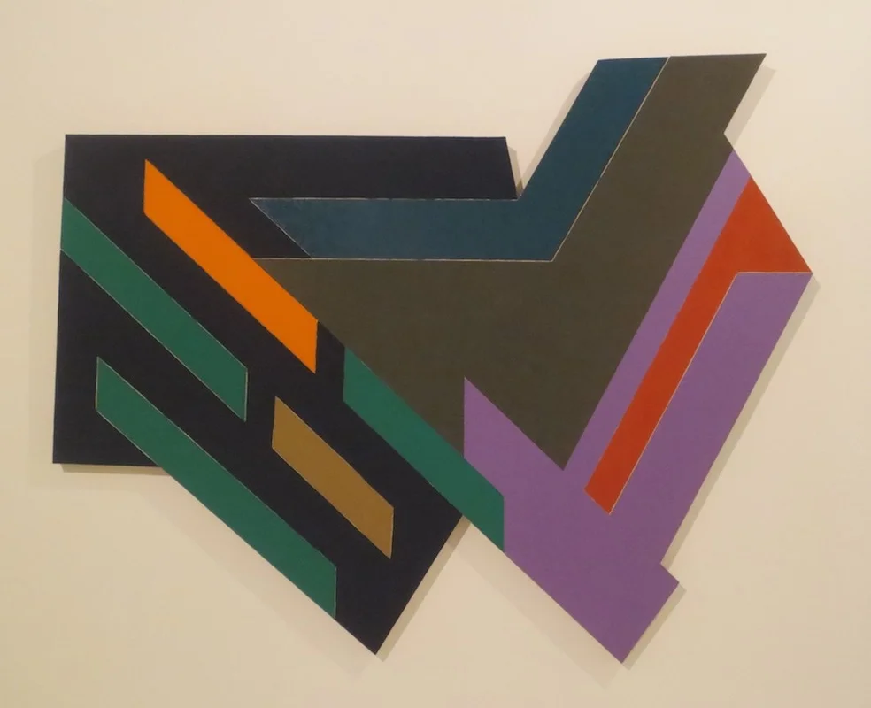 Bogoria IV (1971), by Frank Stella. 90x110x5 in.