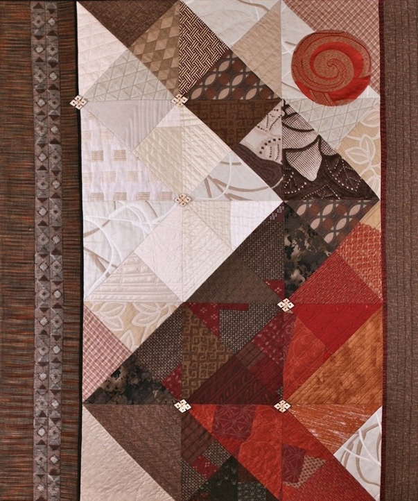 "T'ung Jen - Fellowship/Heaven over Fire (Hexagram 13 of I Ching)," by Mirka Knaster.