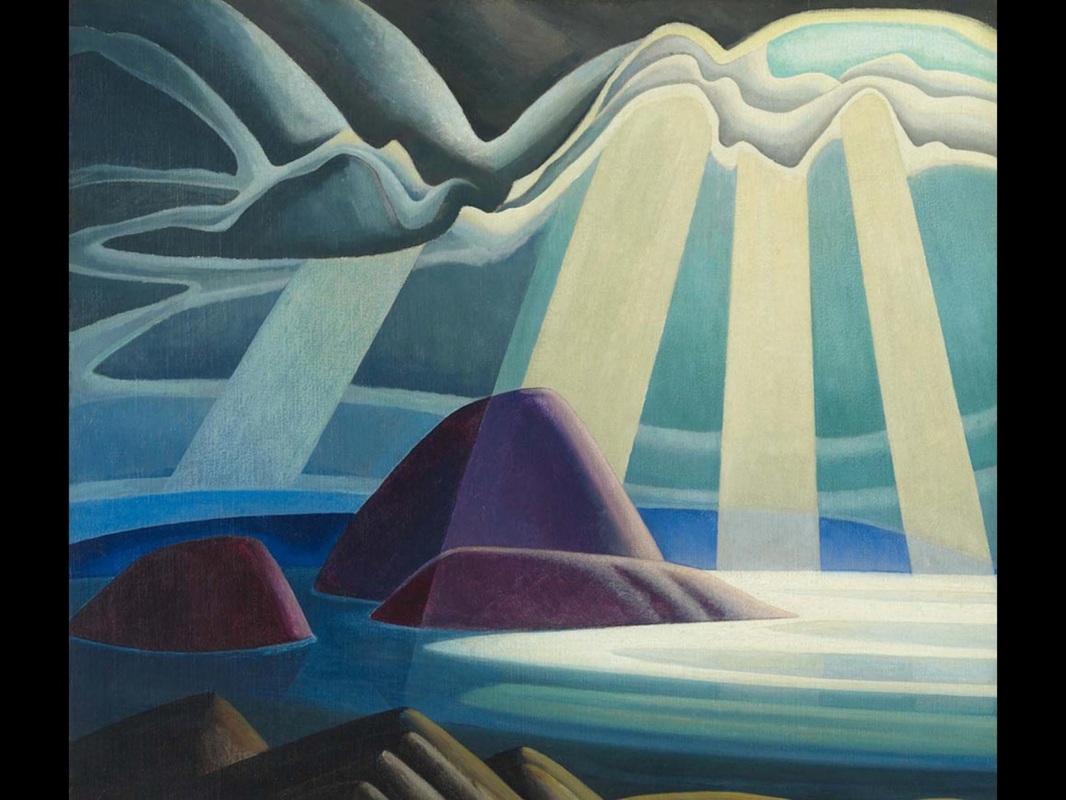 "Lake Superior" (c. 1923), by Lawren Harris. The Thomson Collection at the Art Gallery of Ontario. © Art Gallery of Ontario. © Family of Lawren S. Harris. Source: http://www.mfa.org