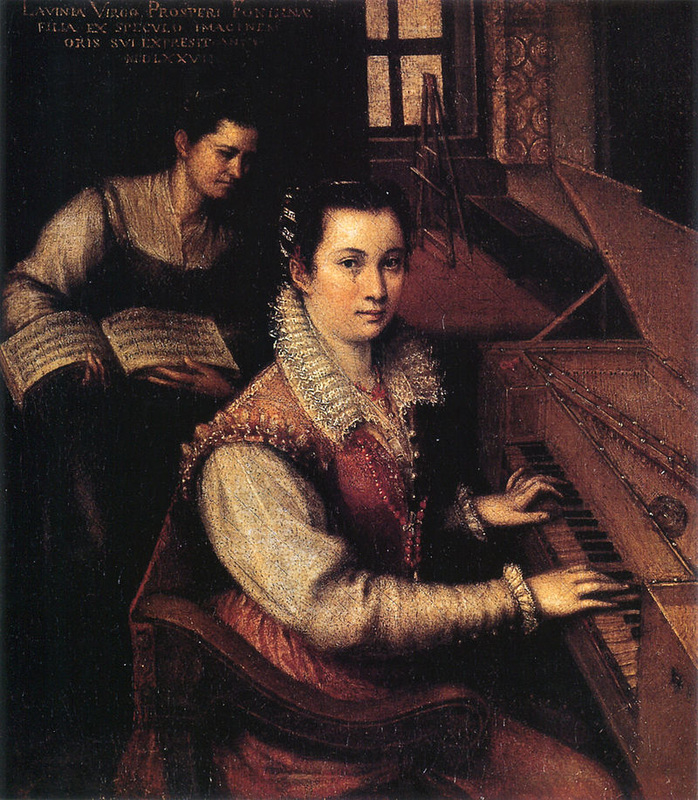 "Self-portrait at the Clavichord with a Servant" (1576), by Lavinia Fontana. Source: https://commons.wikimedia.org