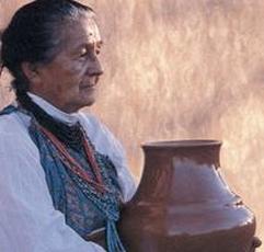 Tewa artist Margaret Tafoya, New Mexico. Source: http://nmwa.org/
