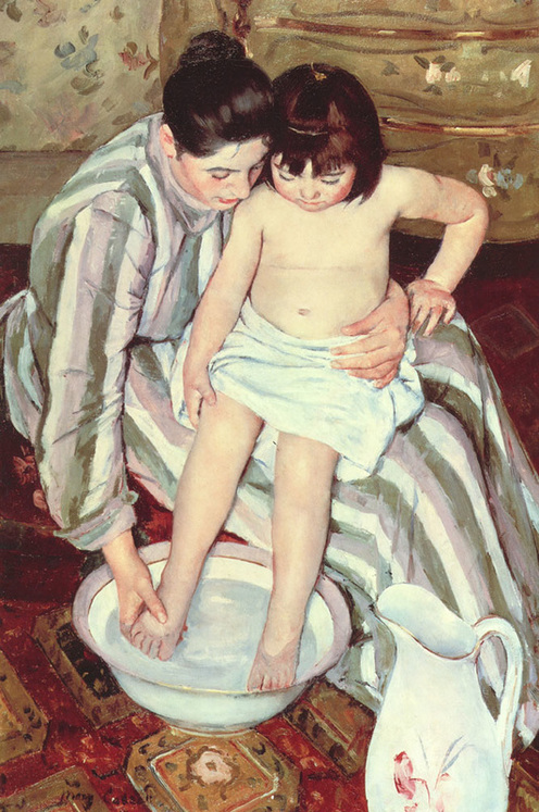 "The Bath" (1891), by Mary Cassatt (1844-1926). Source: https://commons.wikimedia.org/wiki/