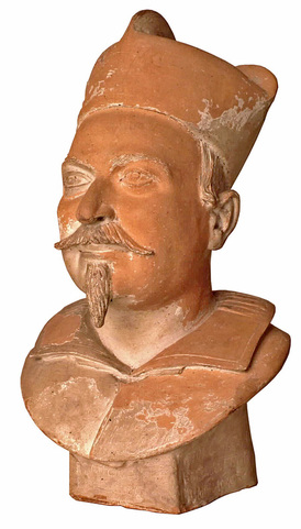 "Busto del canonico Francesco Chiarenti" (1640), by Giovanni Gonnelli, Museo del vetro, Gambassi Terme. Source: https://commons.wikimedia.org/