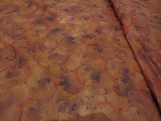 Detail of A Flor de Piel (2013), by Doris Salcedo.