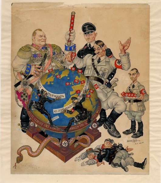 "Madness" (1941), by Arthur Szyk. Magnes Collection, University of California, Berkeley.