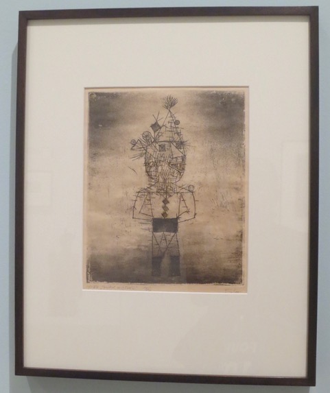"Stachel, der Clown" (Prickle, the Clown), 1932, etching by Paul Klee. Museum of Modern Art, San Francisco