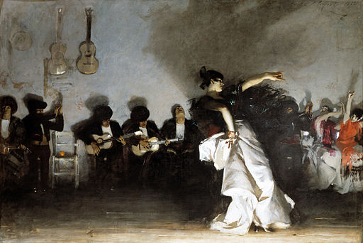El Jaleo (1882), by John Singer Sargent. Isabella Stewart Gardner Museum, Boston. Source: https://commons.wikimedia.org/