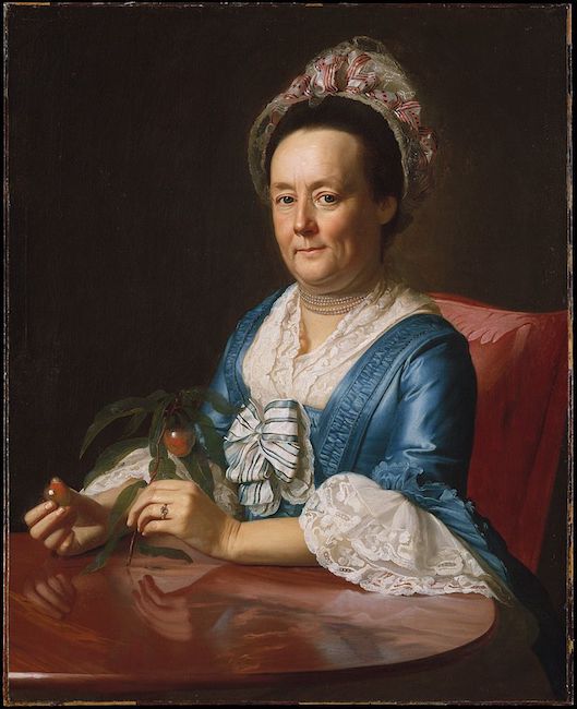 Mrs. John Winthrop (1773), by John Singleton Copley. Metropolitan Museum of Art, New York. Source: https://commons.wikimedia.org/wiki/