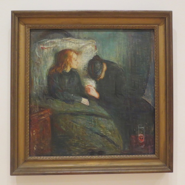 "The Sick Child" (1896), by Edvard Munch. Gothenburg Museum of Art, Göteborg, Sweden.