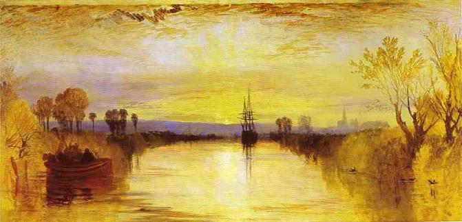 "Chichester Canal" (c. 1828), by J.M.W.Turner. Tate, London . Source: https://commons.wikimedia.org/