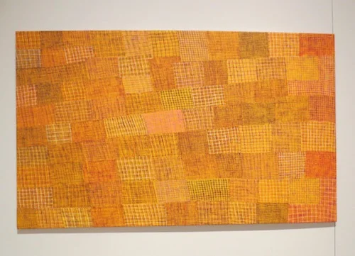 "Syaw" (Fishnet) (2015), by Regina Pilawuk Wilson. Nevada Museum of Art, Reno.