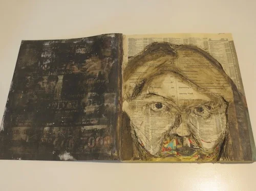 "Contacts I," by Joanna Kidd. Marin MOCA, Novato, CA.