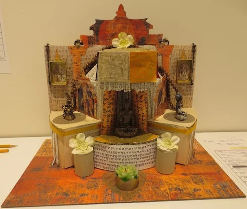 "The Perfection of Wisdom," by Colleen Cavin. Marin MOCA, Novato, CA.