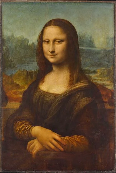 "La Gioconda" or the Mona Lisa (1503-17?), by Leonardo da Vinci. The Louvre, Paris, France. Source: commons.wikimedia.org