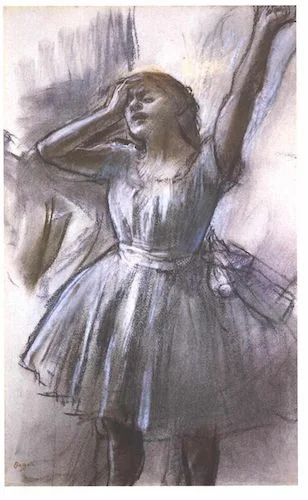 “Tired Dancer” (1882), by Edgar Degas . Source: commons.wikimedia.org/