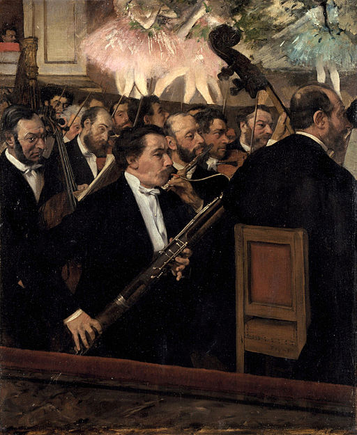 “The Orchestra at the Opera” (ca 1870), by Edgar Degas. Source: commons.wikimedia.org/