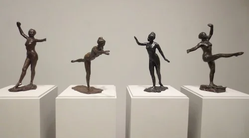 Modeled (ca 1880s), by Edgar Degas. Cast in bronze (1919-21). Clark Art Institute, Williamstown, Massachusetts.