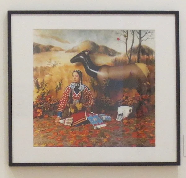 Four Seasons—Fall (2006), by Wendy Red Star. Archival pigment print on Sunset Fiber rag. Tacoma Art Museum.