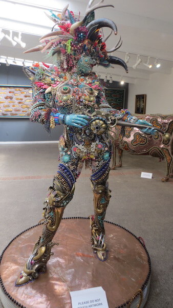 Mona Looza , by Larry Fuente. mixed media