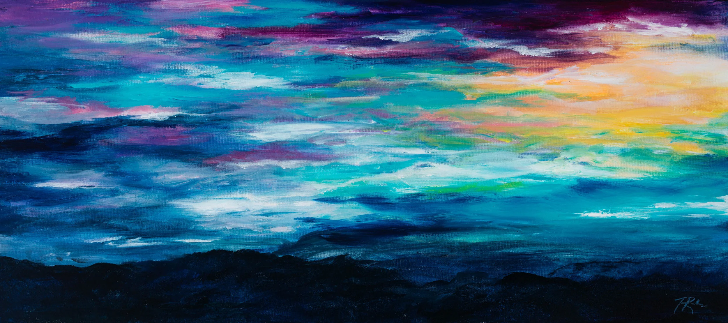 Rainbow Sunset - SOLD