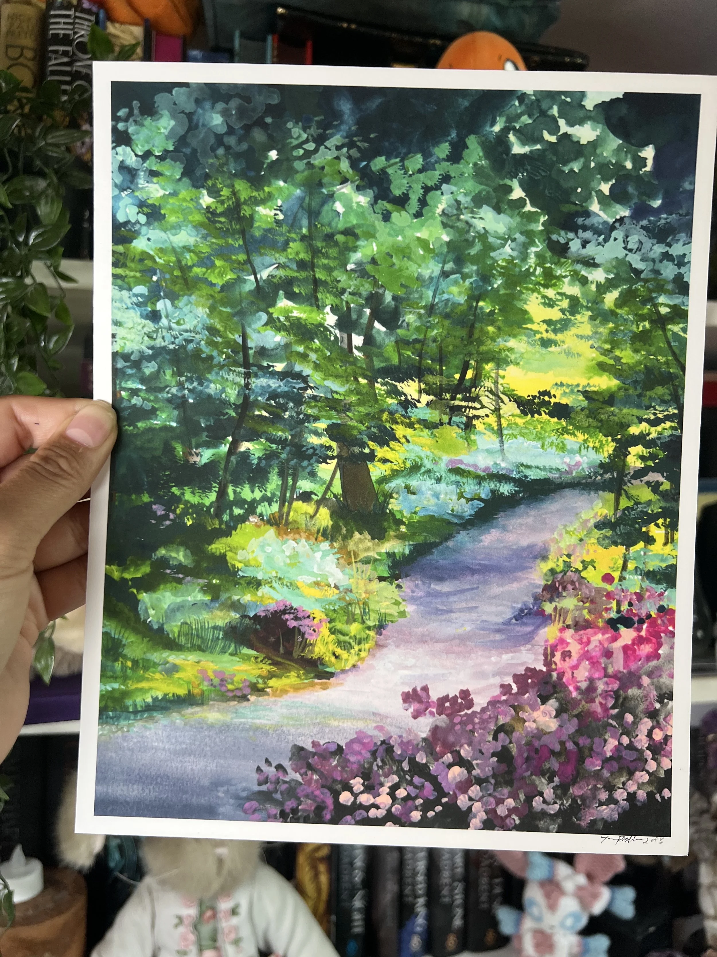 Follow The Garden Path - Archival Ink Print